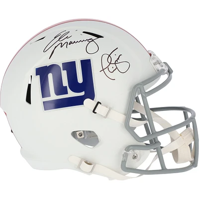 Phil Simms & Eli Manning New York Giants Autographed Riddell Replica Helmet
