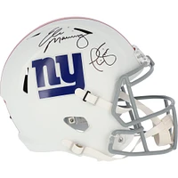 Phil Simms & Eli Manning New York Giants Autographed Riddell Replica Helmet