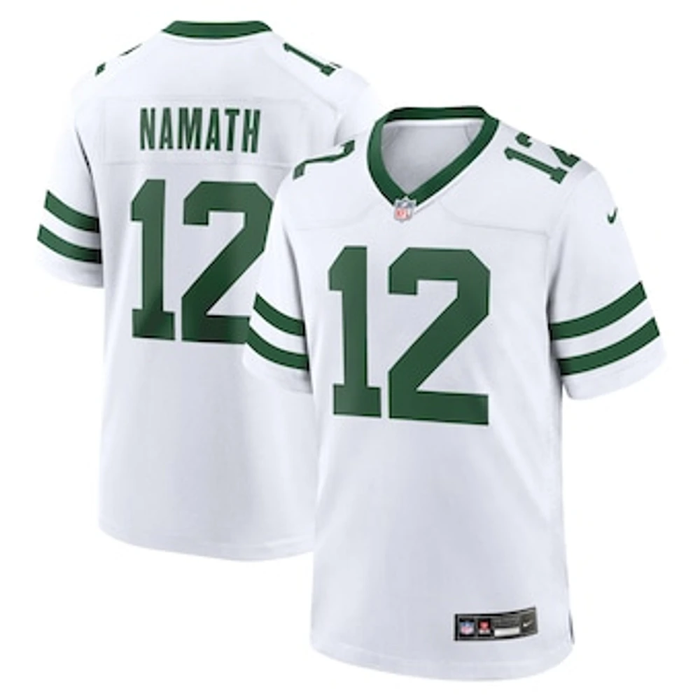 Men's Nike Joe Namath White New York Jets Retired Player Alternate Game Jersey