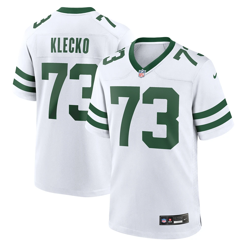 Men's Nike Joe Klecko White New York Jets Legacy Retired Player Game Jersey