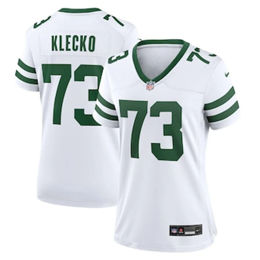 Women's Nike Joe Klecko White New York Jets Legacy Retired Player Game Jersey