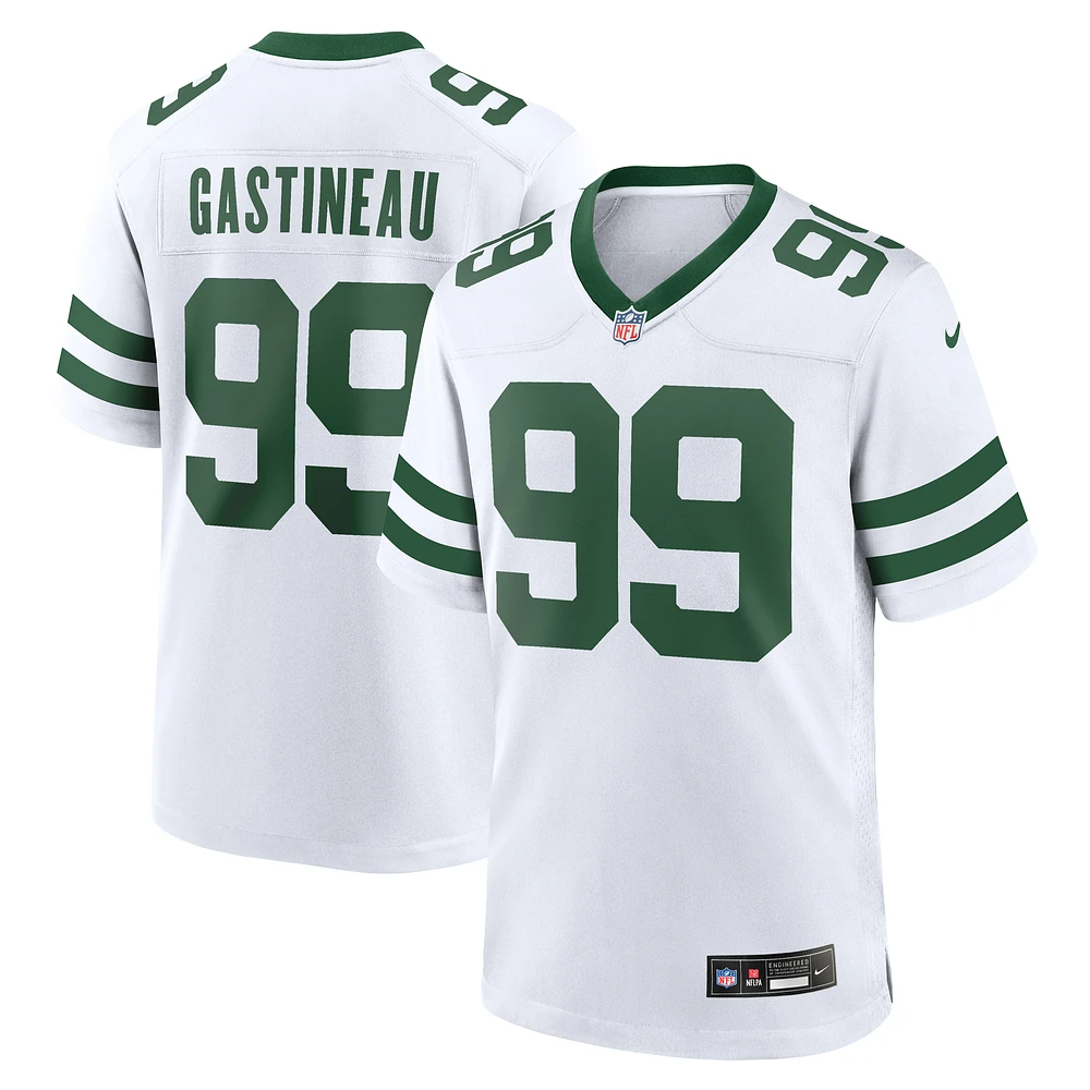 Men's Nike Mark Gastineau White New York Jets Legacy Retired Player Game Jersey