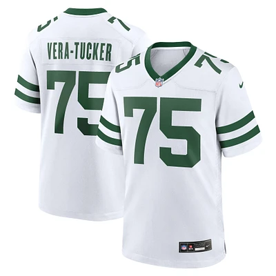Men's Nike Alijah Vera-Tucker White New York Jets Legacy Player Game Jersey