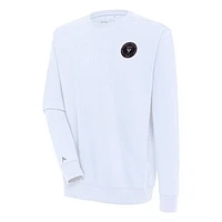 Men's Antigua White Inter Miami CF Victory Pullover Sweatshirt