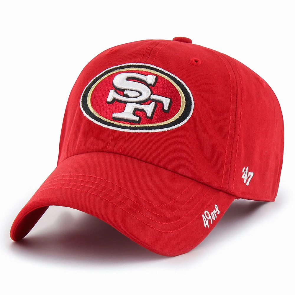 Women's '47 Scarlet San Francisco 49ers Miata Clean Up Primary Adjustable Hat