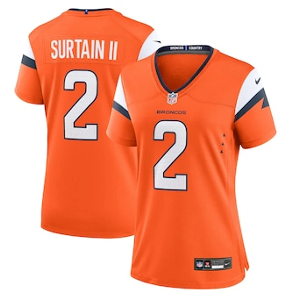 Women's Nike Patrick Surtain II Denver Broncos Mile High Collection Game Jersey