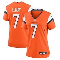 Women's Nike John Elway Orange Denver Broncos Mile High Collection Retired Player Game Jersey