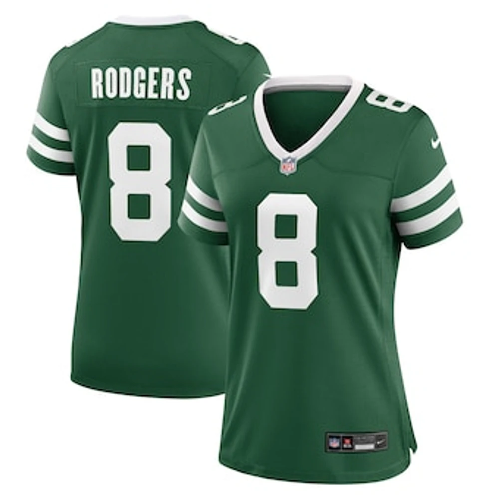 Women's Nike Aaron Rodgers Legacy New York Jets Game Jersey