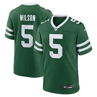 Men's Nike Garrett Wilson Legacy New York Jets Game Jersey