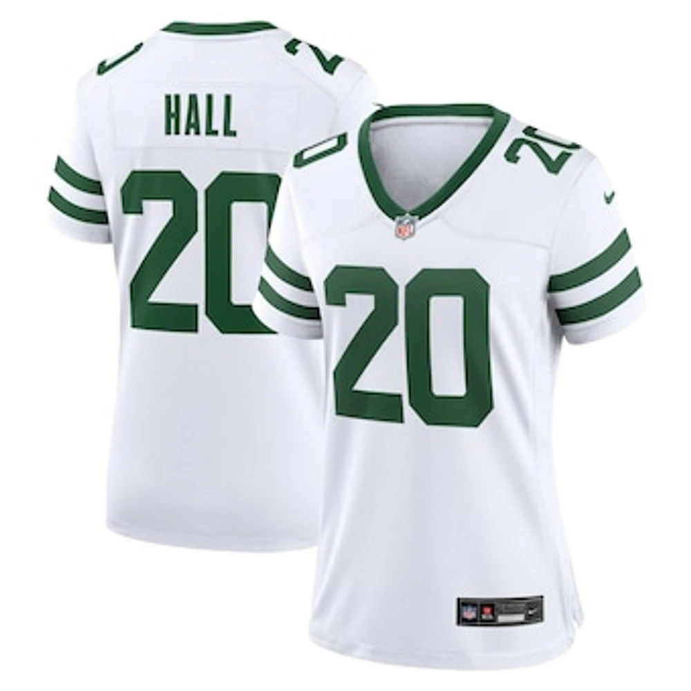 Women's Nike Breece Hall Legacy White New York Jets Game Jersey