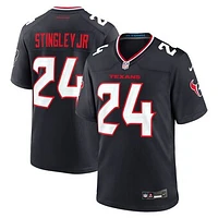 Men's Nike Derek Stingley Jr. Navy Houston Texans Game Jersey