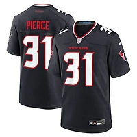 Men's Nike Dameon Pierce Navy Houston Texans Game Jersey