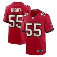 Men's Nike Derrick Brooks Red Tampa Bay Buccaneers Retired Player Game Jersey