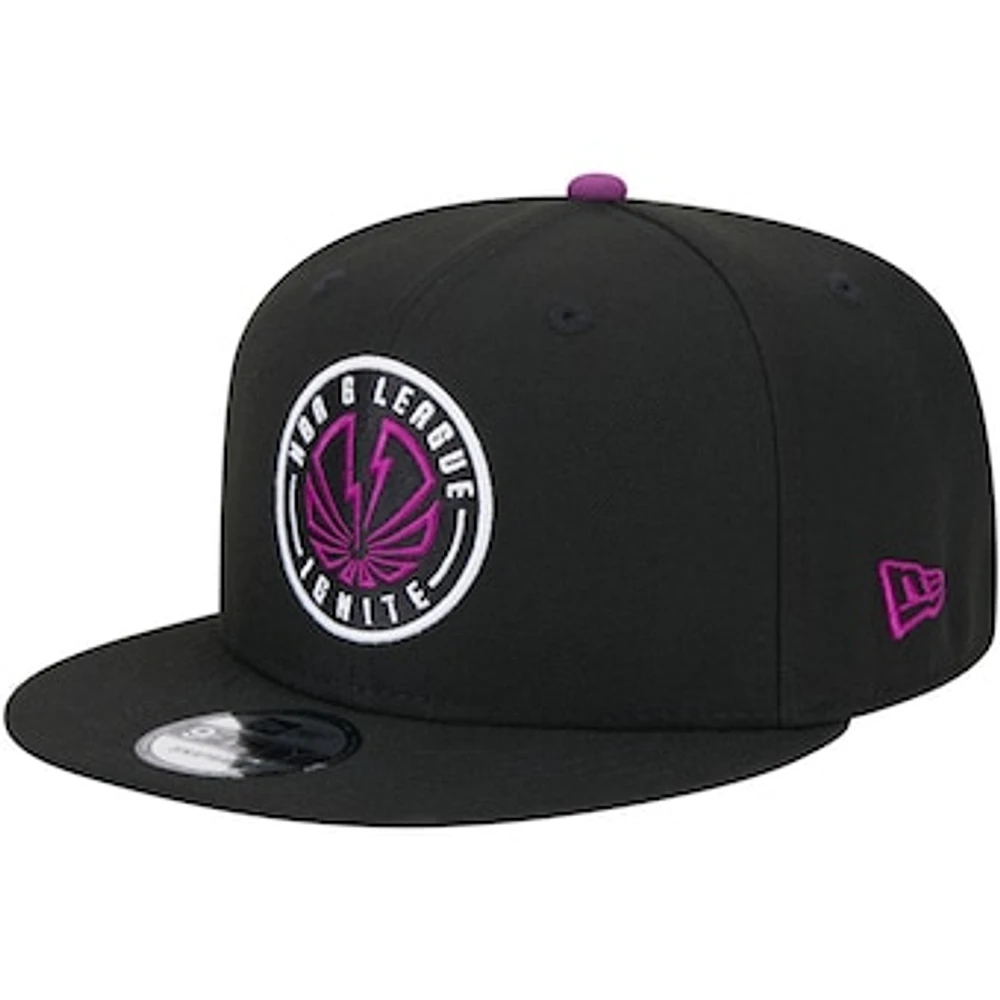 Men's New Era Black NBA G League Ignite On The Court 2023/24 NBA G League Draft 9FIFTY Snapback Hat