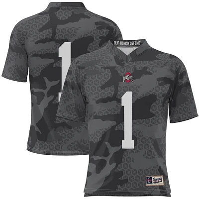 Men's GameDay Greats #1 Black Ohio State Buckeyes Camo Football Jersey