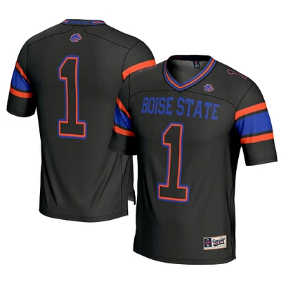 Men's GameDay Greats #1 Black Boise State Broncos Football Jersey