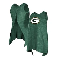 Women's New Era  Green Bay Packers Plus Space Dye Active Tank Top