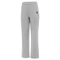 Women's Antigua  Heather Gray Cleveland Guardians Victory Sweatpants
