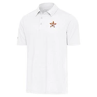 Men's Antigua  White Houston Astros Par Polo
