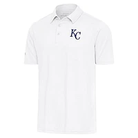 Men's Antigua  White Kansas City Royals Par Polo