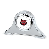Silver Arkansas State Red Wolves Napoleon Desk Clock