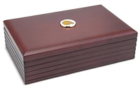 Albany State Golden Rams 6'' x 9'' Rosewood Desk Box