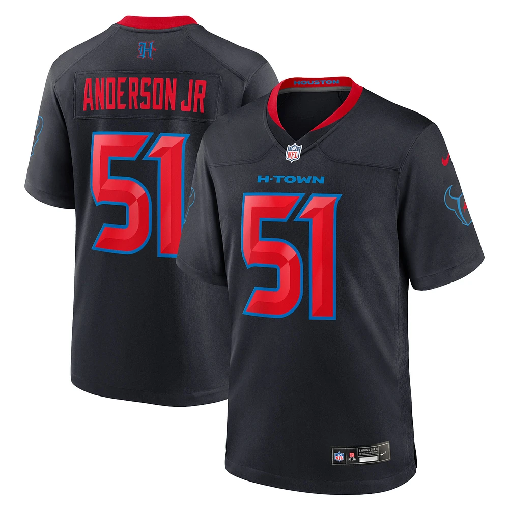 Men's Nike Will Anderson Jr. Navy Houston Texans 2nd Alternate Game Jersey