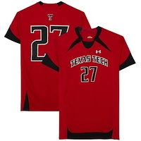 Texas Tech Red Raiders Team-Issued #27 Red Jersey from the Athletics Program