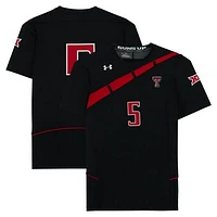 Texas Tech Red Raiders Team-Issued #5 Black Jersey from the Athletics Program