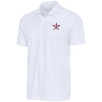 Men's Antigua  White Houston Astros Patriotic Tribute Polo