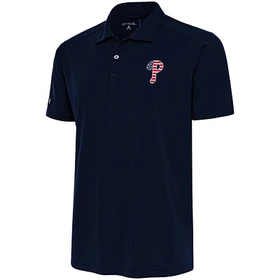 Men's Antigua  Navy Philadelphia Phillies Patriotic Tribute Polo