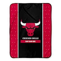 Chicago Bulls 30" x 40" Personalized Baby Blanket
