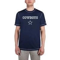 Men's New Era  Navy Dallas Cowboys Third Down Puff Print T-Shirt
