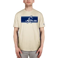 Men's New Era Cream Dallas Cowboys Third Down Big & Tall Historic T-Shirt