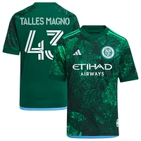 Youth adidas Talles Magno Green New York City FC 2023 The Parks Replica Player Jersey