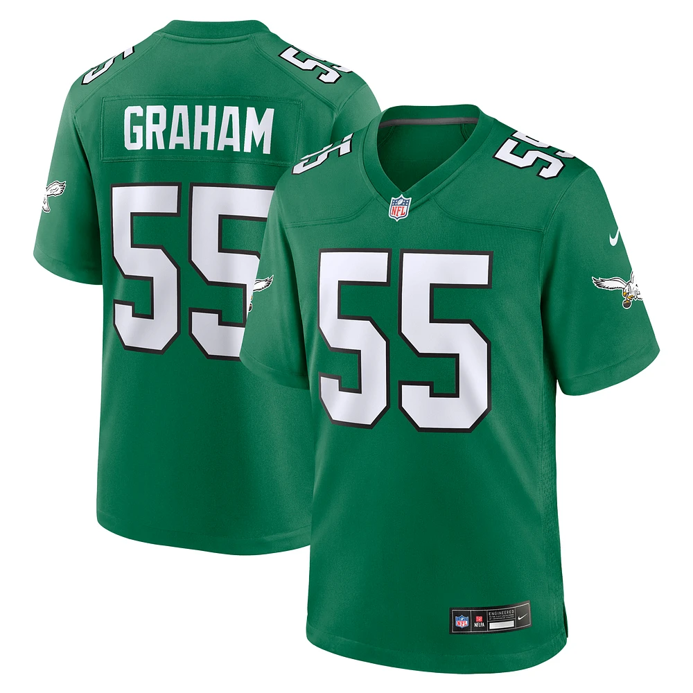 Men's Nike Brandon Graham Kelly Green Philadelphia Eagles Alternate Game Jersey