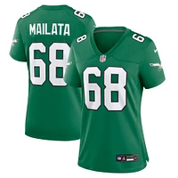 Women's Nike Jordan Mailata Kelly Green Philadelphia Eagles Alternate Game Jersey