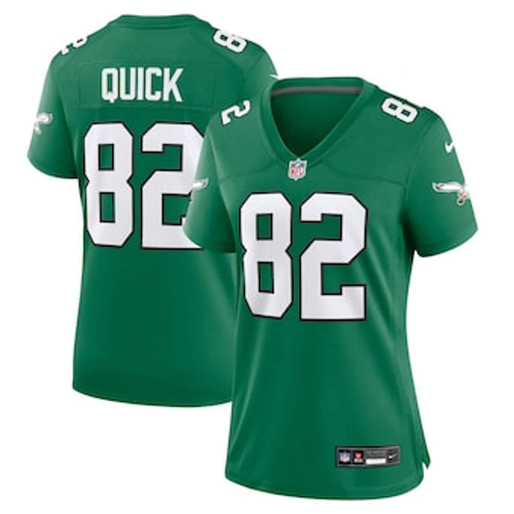 Women's Nike Mike Quick Kelly Green Philadelphia Eagles Alternate Game Jersey