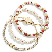 WEAR by Erin Andrews x Baublebar San Francisco 49ers Stack Bracelet