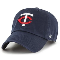 Youth '47  Navy Minnesota Twins Clean Up Adjustable Hat