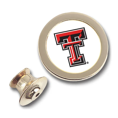 Gold Texas Tech Red Raiders Lapel Pin