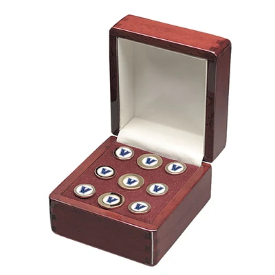 Gold Villanova Wildcats 9-Piece Blazer Button Set