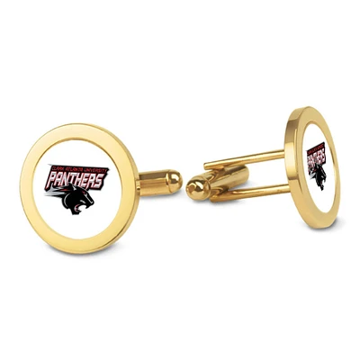 Gold Clark Atlanta University Panthers Cufflinks