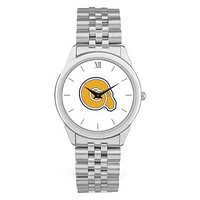 Men's Silver Albany State Golden Rams Rolled Link Bracelet Wristwatch