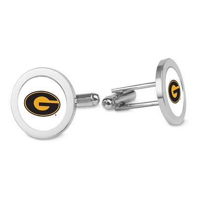 Silver Grambling Tigers Cufflinks