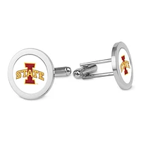 Silver Iowa State Cyclones Cufflinks