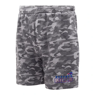 Men's Concepts Sport  Charcoal Buffalo Bills Biscayne Camo Shorts