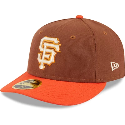 Men's New Era Brown San Francisco Giants Tiramisu Low Profile 59FIFTY Fitted Hat