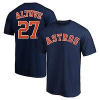 Men's Profile Jose Altuve Navy Houston Astros Big & Tall Name Number T-Shirt