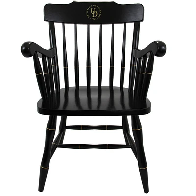Black Delaware Fightin' Blue Hens Captain's Chair